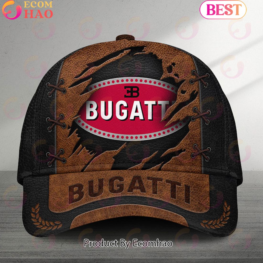 Bugatti Abarth Broken Wall Logo Cars Cap