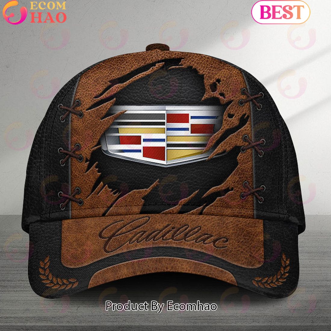 Cadillac Abarth Broken Wall Logo Cars Cap