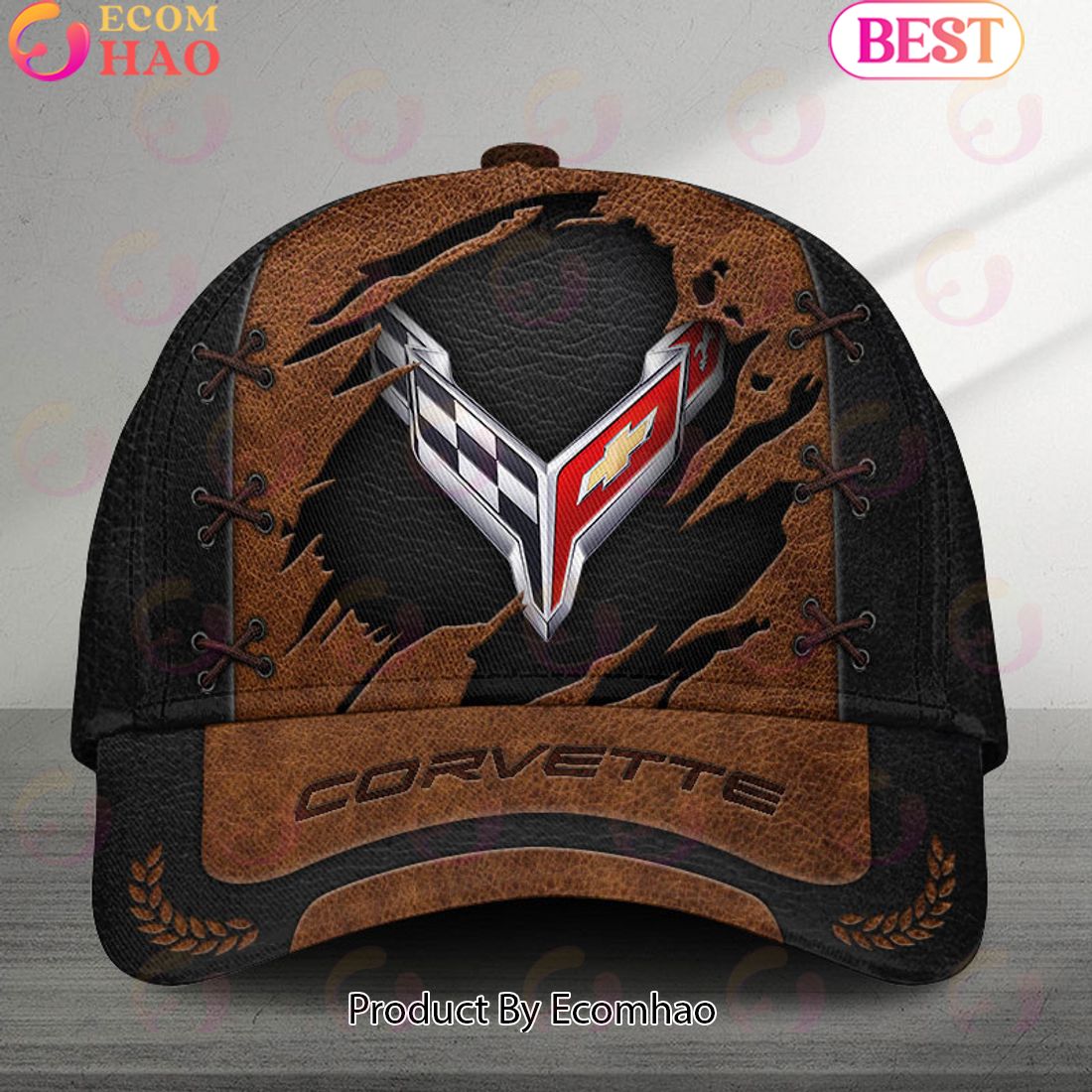 Chevrolet Corvette Abarth Broken Wall Logo Cars Cap