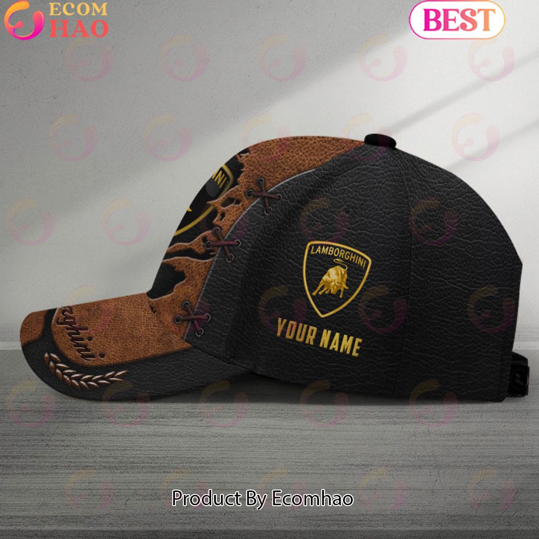 Lamborghini Abarth Broken Wall Logo Cars Cap