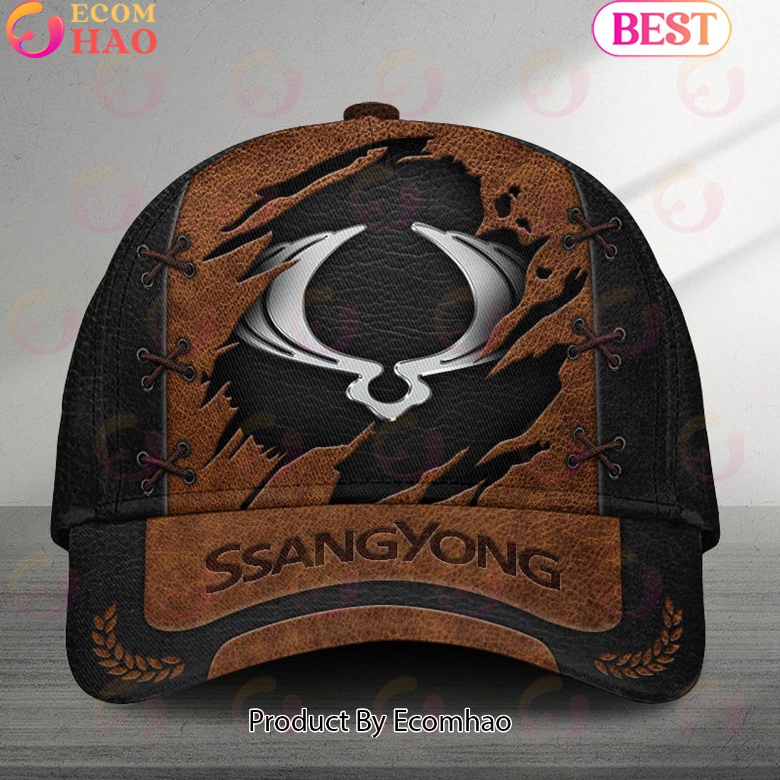 SsangYong Motor Abarth Broken Wall Logo Cars Cap