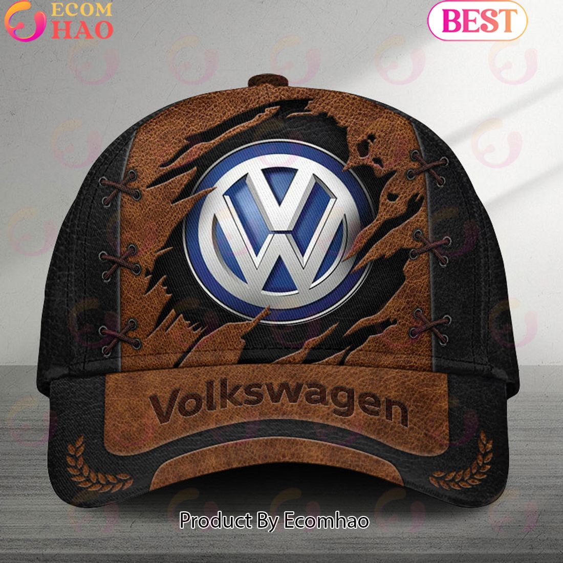 Volkswagen Abarth Broken Wall Logo Cars Cap