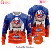 Custom Name NHL New York Rangers Special Christmas Ugly Sweater Design Custom Name NHL New York Rangers Special Christmas Ugly Sweater Design
