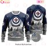 NCAA Alabama Crimson Tide HO HO HO Christmas Custom Name Ugly Wool Sweater