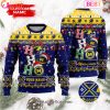 NCAA Nebraska Cornhuskers HO HO HO Christmas Custom Name Ugly Wool Sweater