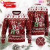 NCAA Ohio State Buckeyes HO HO HO Christmas Custom Name Ugly Wool Sweater