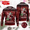 NCAA Texas Longhorns HO HO HO Christmas Custom Name Ugly Wool Sweater