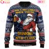 NCAA Tennessee Volunteers HO HO HO Christmas Custom Name Ugly Wool Sweater