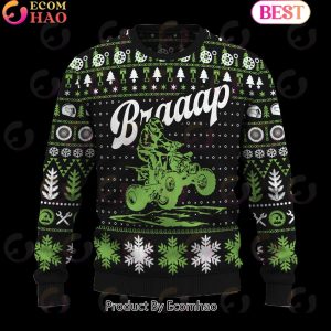 Braaap ATV Ugly Christmas Sweater Braaap ATV Ugly Christmas Sweater