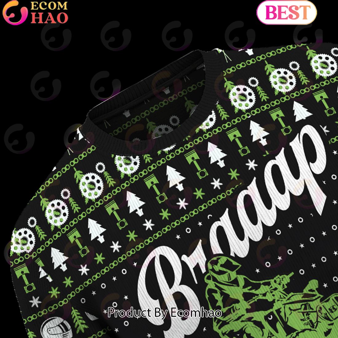 Braaap ATV Ugly Christmas Sweater