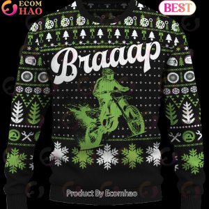 Braaap Dirt Dominator 250RZ Ugly Christmas Sweater Braaap Dirt Dominator 250RZ Ugly Christmas Sweater