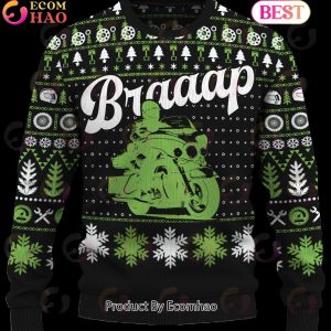 Braaap Electra Glide Ugly Christmas Sweater Braaap Electra Glide Ugly Christmas Sweater