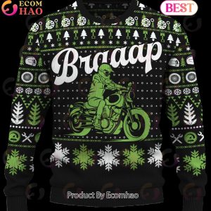 Braaap Freedom Cruiser Christmas Sweater Braaap Freedom Cruiser Christmas Sweater