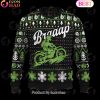 Braaap Grass Tracker Bike Ugly Christmas Sweater Braaap Grass Tracker Bike Ugly Christmas Sweater