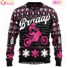 Braaap Snowmobile Ugly Christmas Sweater