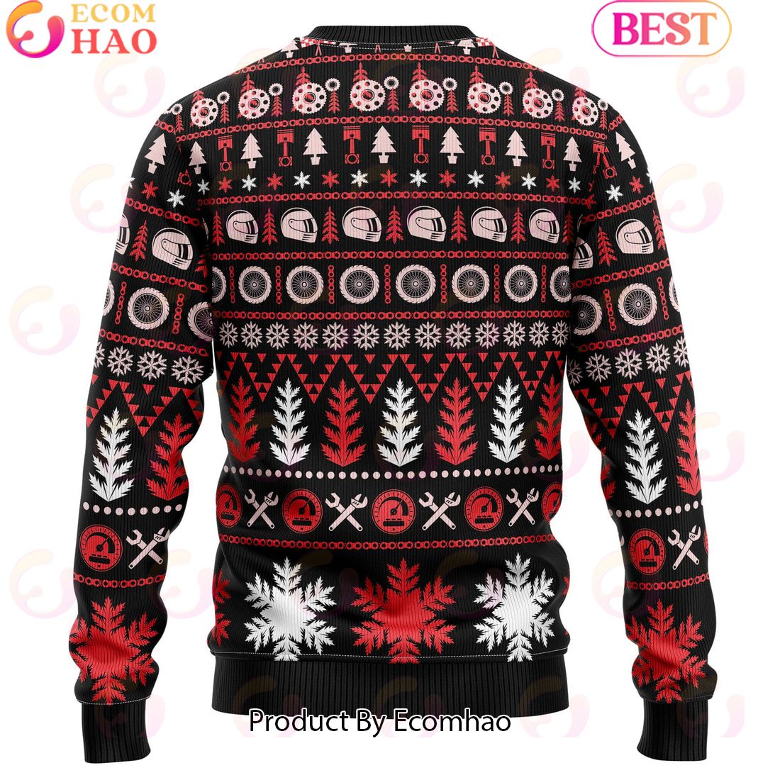 Braaap Moto Ugly Christmas Sweater – Red Version