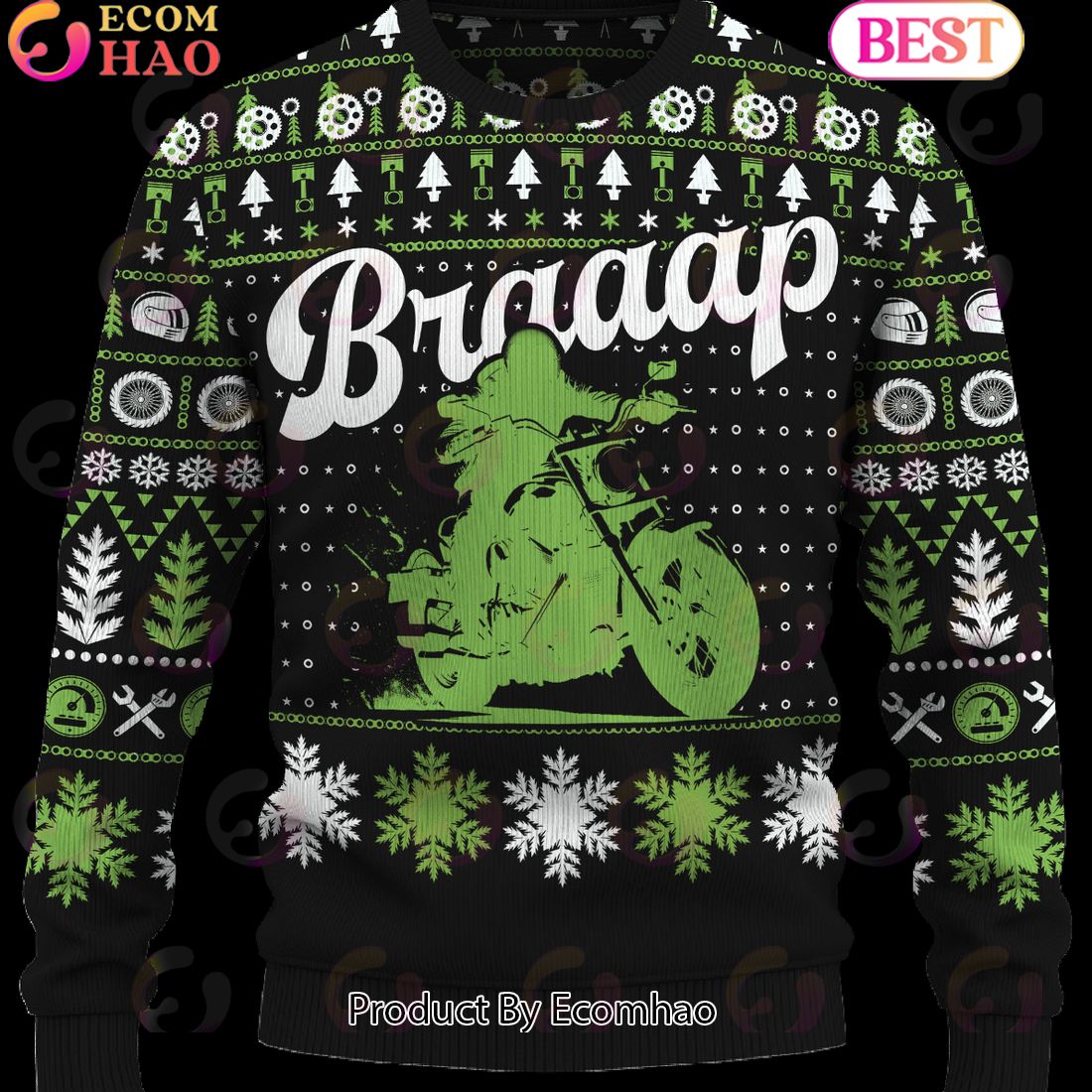 Braaap Sporter Cruiser Christmas Sweater