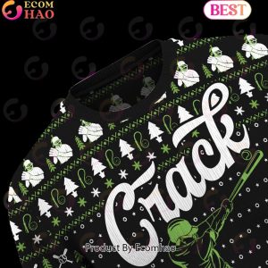 Crack Baseball Ugly Christmas Sweater
