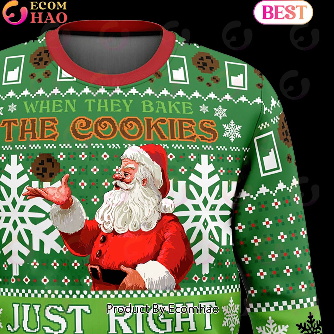 Pacha Santa The Cookies Just Right Sweater