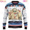 Roarrr Drag Boat Racing Ugly Christmas Sweater