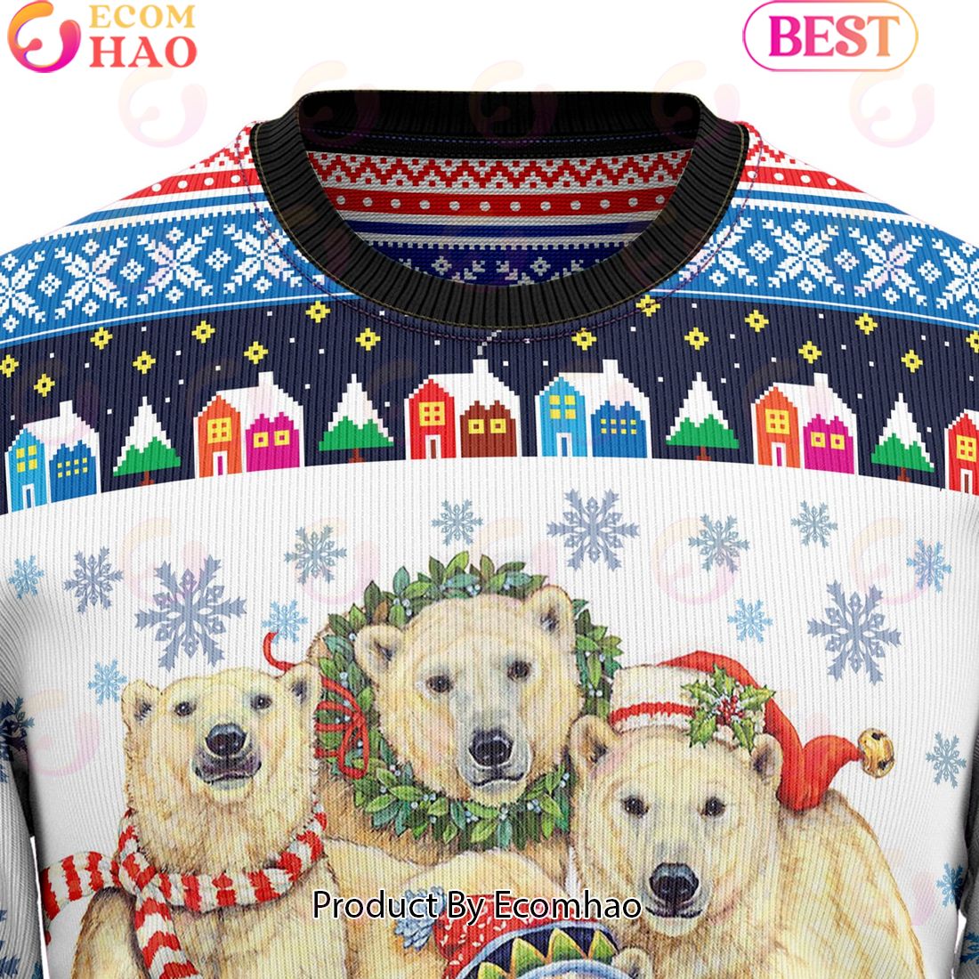 Polar Bears Christmas Ugly Christmas Sweater