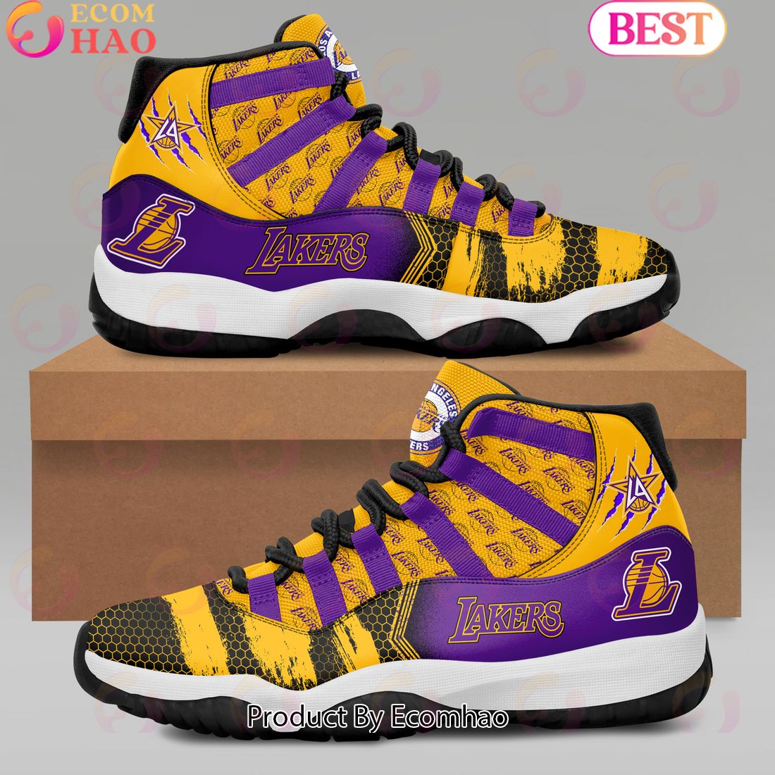 Los Angeles Lakers – National Basketball Association Jordan 11 Shoes