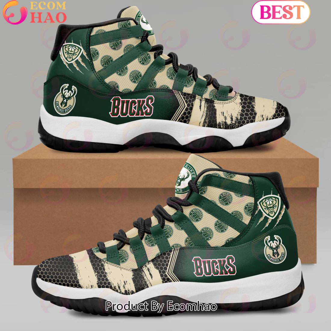 Milwaukee Bucks – National Basketball Association Jordan 11 Shoes