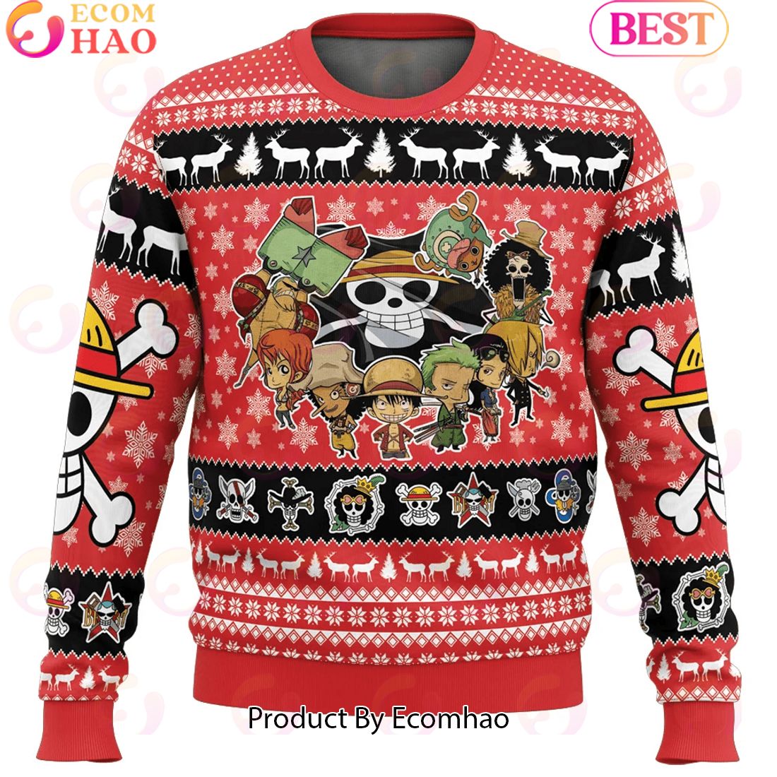 Yeehaw Bull Rodeo Ugly Christmas Sweater