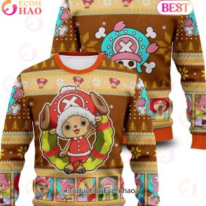 Chopper Cotton Candy Christmas One Piece Ugly Christmas Sweater Perfect And Unique Gifts For Adults Kids On Christmas