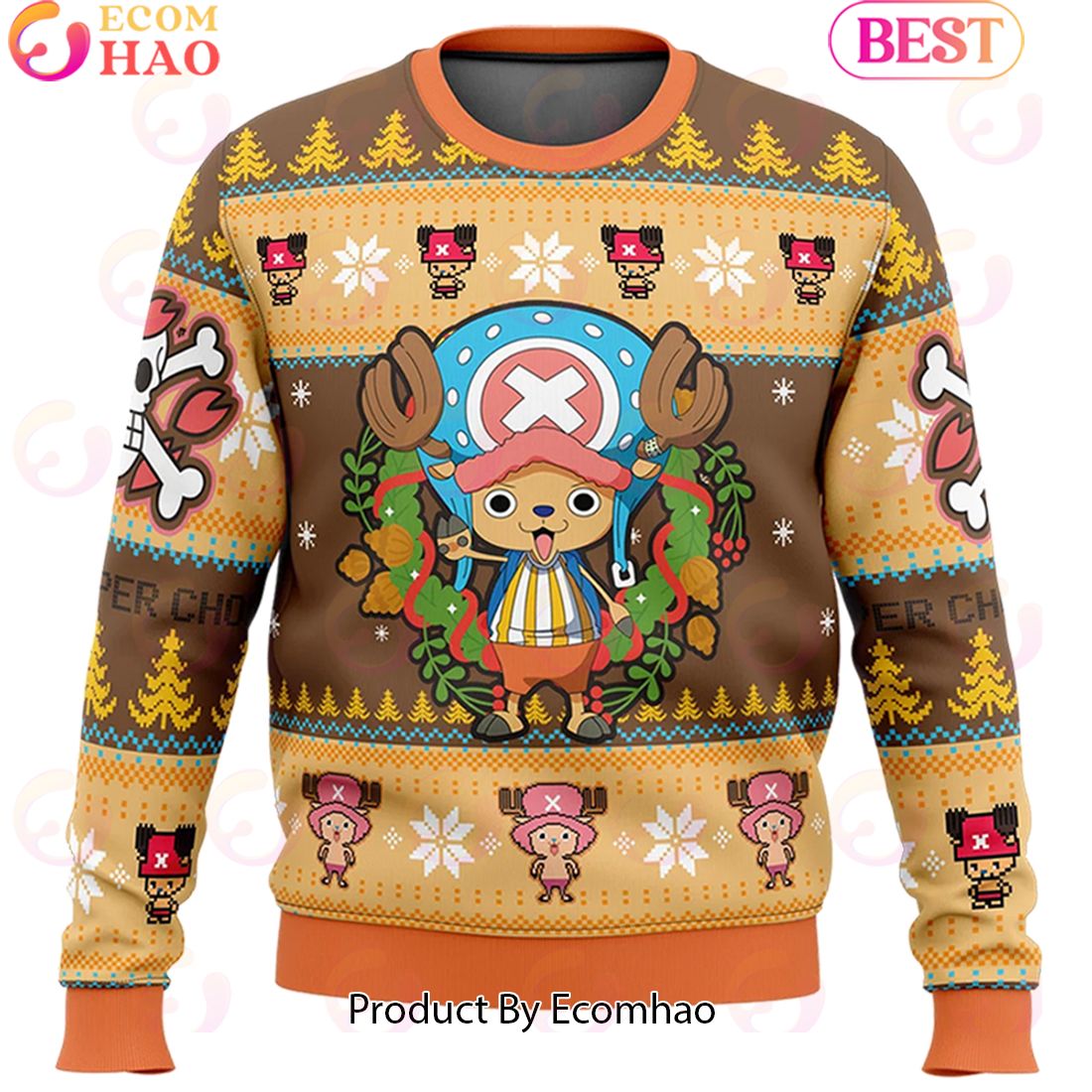 Christmas Tony Chopper One Piece Ugly Christmas Sweater Perfect And Unique Gifts For Adults Kids On Christmas