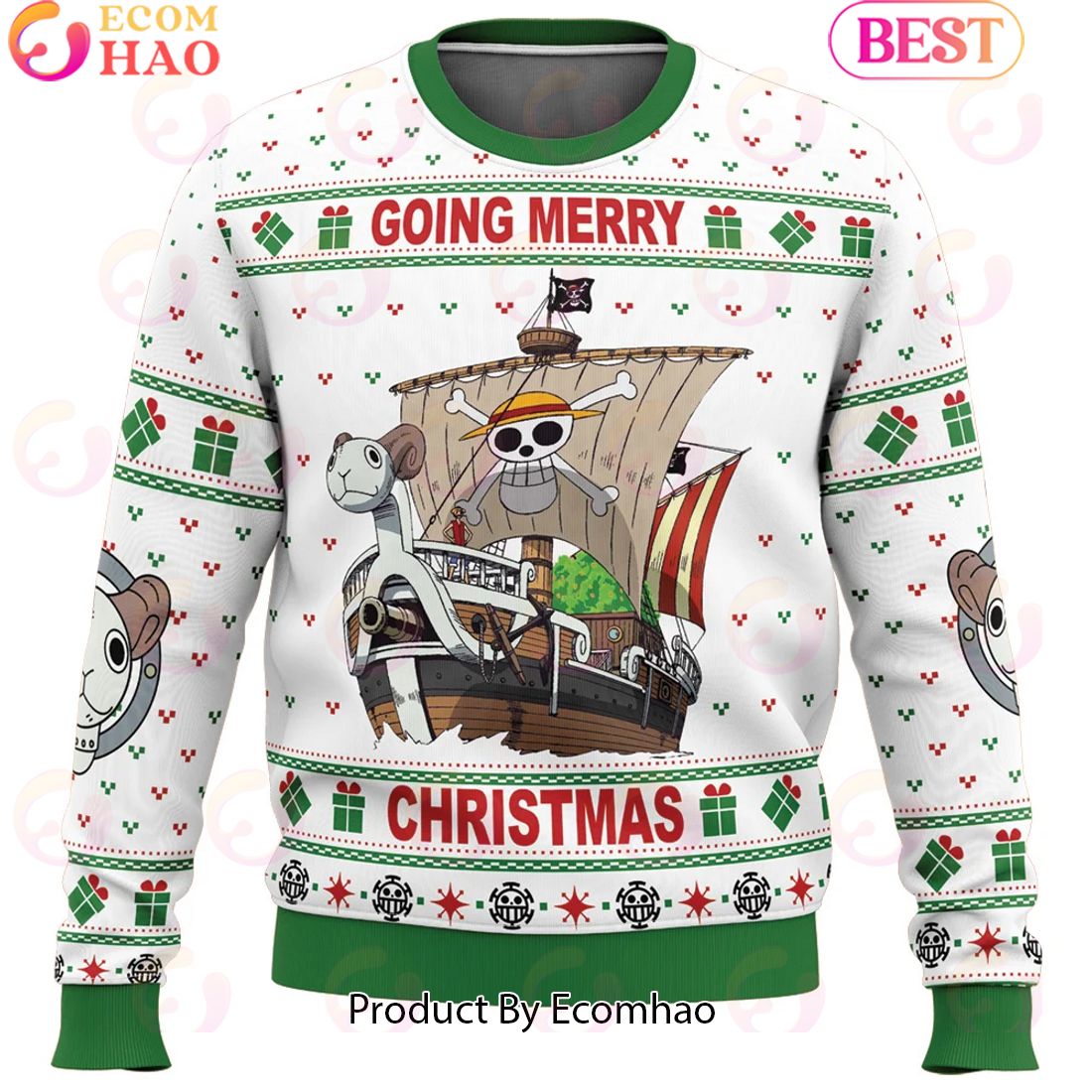 Going Merry Christmas One Piece Ugly Christmas Sweater Perfect And Unique Gifts For Adults Kids On Christmas