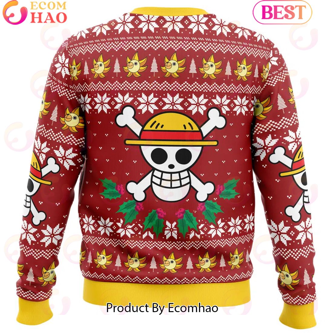 Monkey D Luffy Christmas One Piece Ugly Christmas Sweater Perfect And Unique Gifts For Adults Kids On Christmas