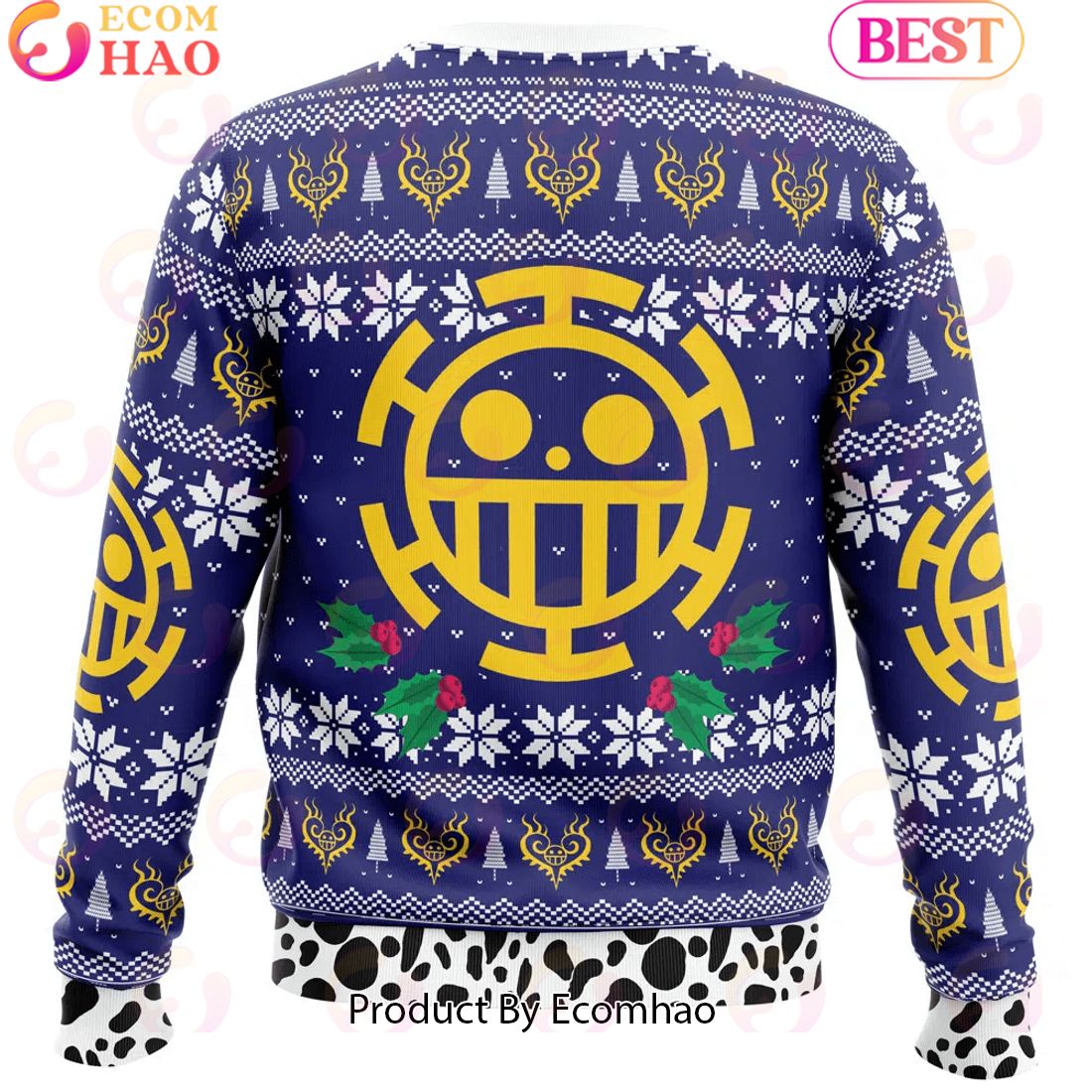 Trafalgar Law Christmas One Piece Ugly Christmas Sweater Perfect And Unique Gifts For Adults Kids On Christmas