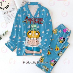 Adventure Time Cartoon Character Design Pajamas Set