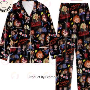 Barbie Eat Your Heart Out Halloween Design Pajamas Set