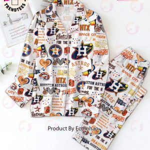 BEST Astros La Tormenta Jeremy Pena Logo Design White Pajamas Set