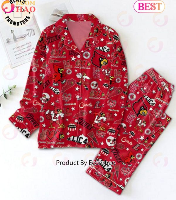 BEST Carcls Gocards Ville Lic4 Mascot Design Red Pajamas Set