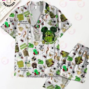 BEST Oogie Boogie Cause Im The Boogie Man Mascot Design Pajamas Set