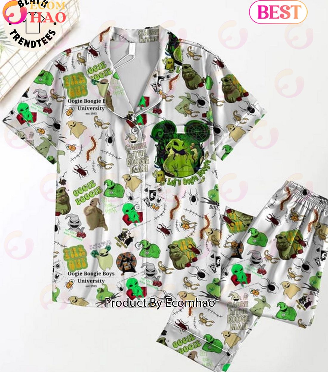 Bratez Sacred Heart Spoiled Brat Chibi Design Pajamas Set