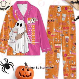 Dunkin Donuts Ghost Halloween Design Pajamas Set