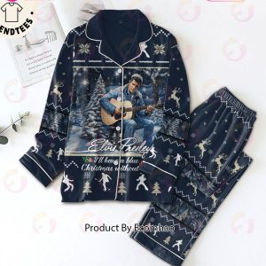 Elvis Presley Christmas Design Pajamas Set