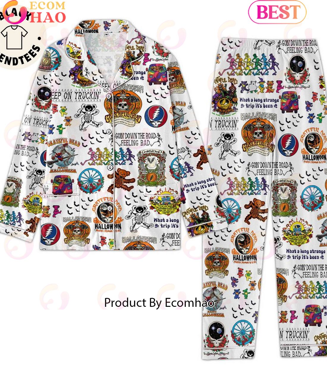 Friends Halloween Design Pajamas Set