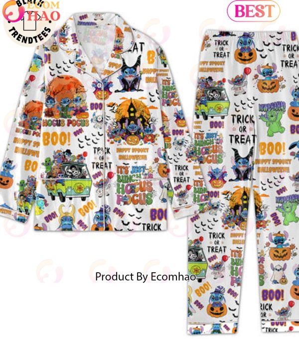 Happy Spooky Halloween Its Just Bunch Hocus Focus Pajamas Set