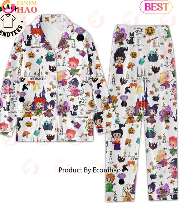 Hocus Pocus Halloween Design Pajamas Set