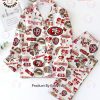 Go Canes U Of Miami 24 Rainbow Design Orange Pajamas Set