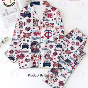 Minnesota Twins Cities American League White Pajamas Set
