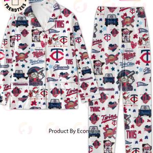 Minnesota Twins Cities American League White Pajamas Set