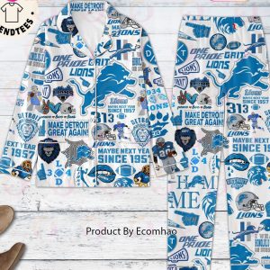 Lions Maybe Next Year Since 1957 Mascot Design Pajamas Set