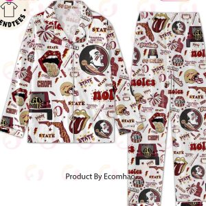 Marching Chiefs – Go Noles Go Lyrics Portrait Design Pjamas Set