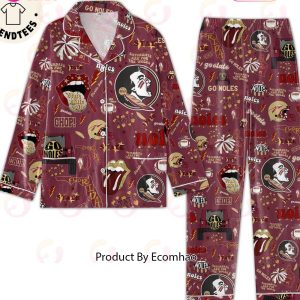 Marching Chiefs – Go Noles Go Lyrics Portrait Design Pjamas Set